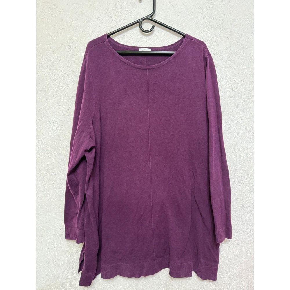 J. Jill Oversized Sweater Long Sleeve Women's 2XL Versatile Lightweight Comfy